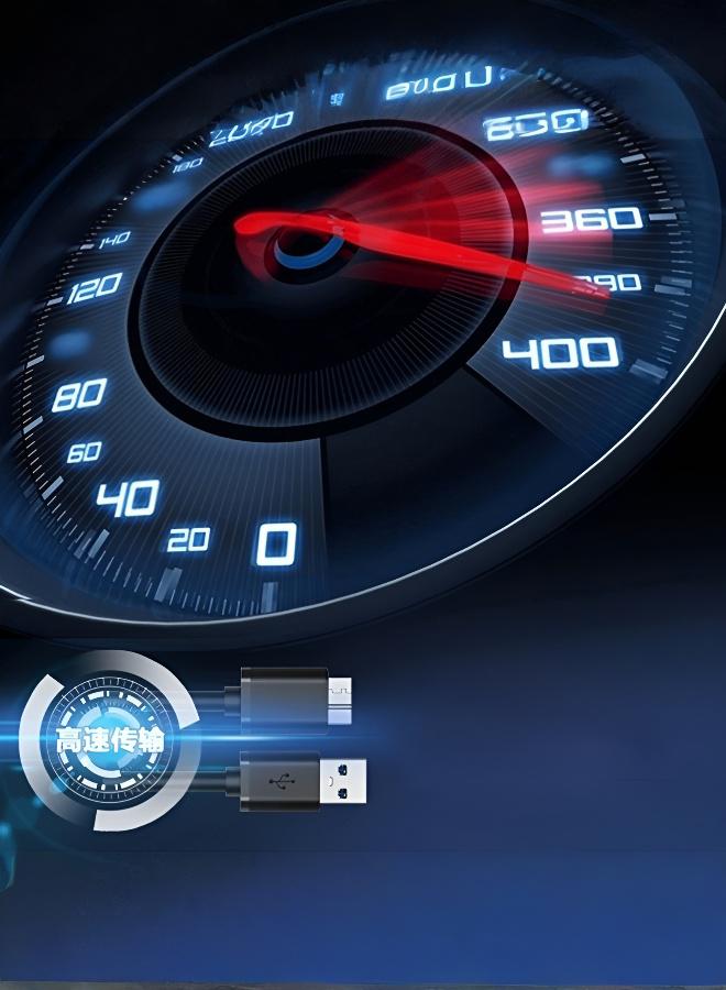 Compact High-Capacity Portable External Drive for Rapid Data Storage and Transfer - Image 4